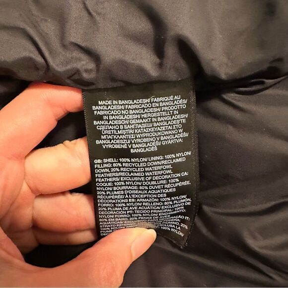 NWT XS The North Face Retro Nuptse 700 Puffer Vest - Summit Navy Blue and Black - Picture 15 of 16